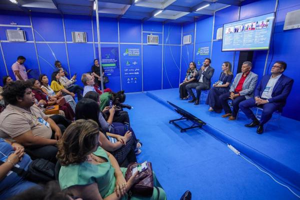 Seduc apresenta modelo de educação da rede estadual no Congresso das Cidades.(Imagem:Letícia Santos)