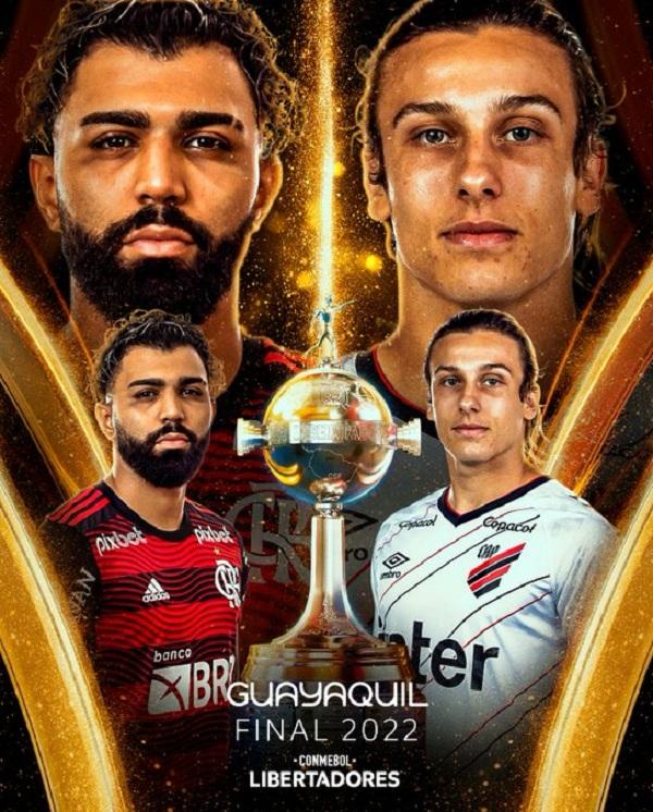 Após campanhas distintas, Fla e Athletico fazem final da Libertadores.(Imagem:Reprodução/Instagram)