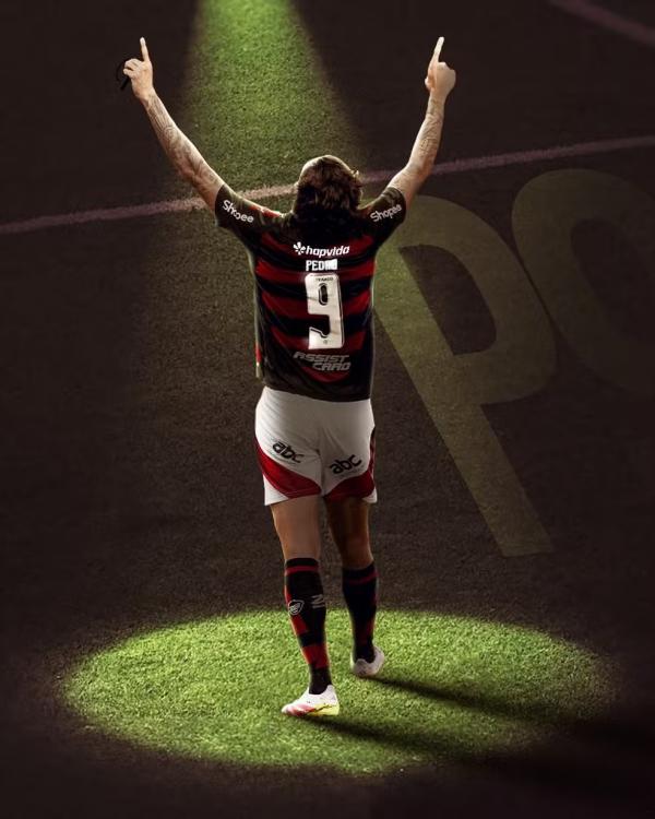 Pedro está de volta aos holofotes no Flamengo.(Imagem:Divulgação / Flamengo)