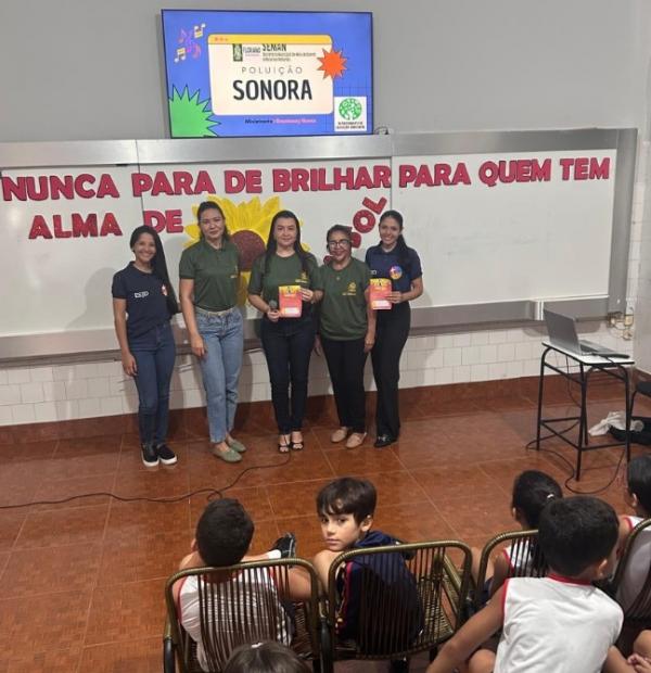 Floriano lança Campanha de Combate à Poluição Sonora 2026 com ação educativa em escola particular(Imagem:Reprodução/Instagram)