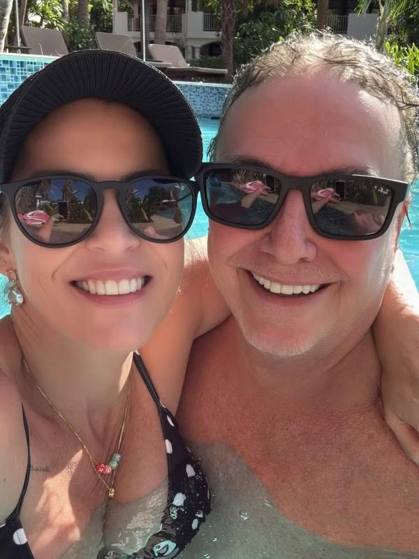 Fábio Jr. e Fernanda Pascucci em Curaçao.(Imagem:Reprodução/Instagram)