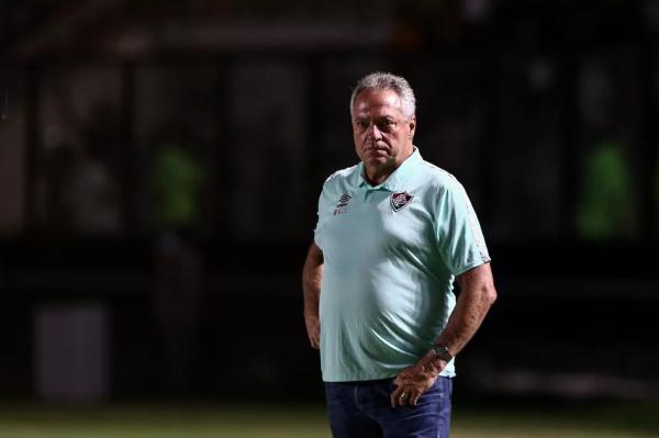  Abel Braga no jogo contra o Millonarios.(Imagem:Divulgação/Fluminense )