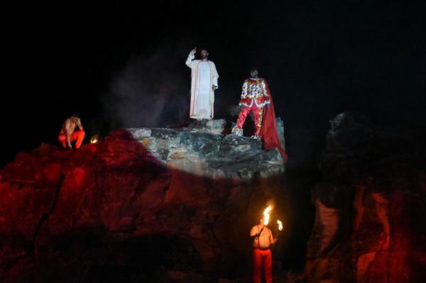 A Paixão de Cristo de Floriano é a segunda maior encenação a céu aberto do país.(Imagem:Divulgação)