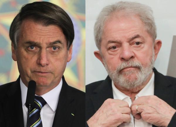 Presidente Jair Bolsonaro e ex-presidente Luiz Inácio Lula da Silva(Imagem:Divulgação)