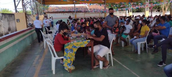 Festival de Vacinação atraiu milhares de jovens em Barão de Grajaú(Imagem:FlorianoNews)