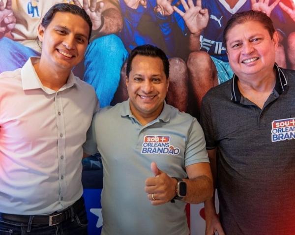 Prefeito de Pirapemas e vereador de S&atilde;o Lu&iacute;s declaram apoio a Gleydson para deputado estadual.(Imagem:Divulga&ccedil;&atilde;o)