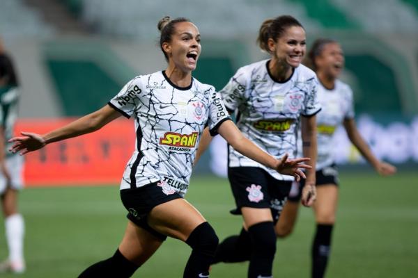 Corinthians vence Palmeiras e abre vantagem na final do Brasileirão Feminino(Imagem:Reprodução)