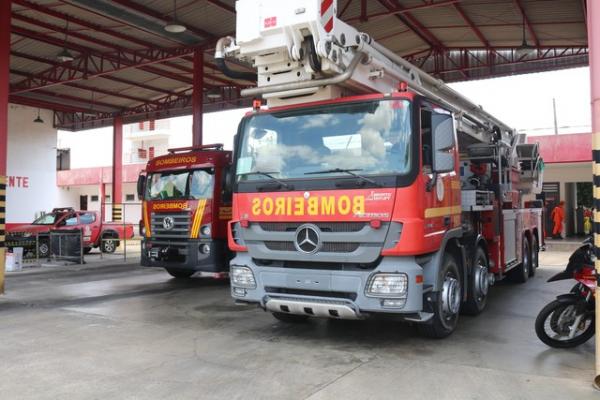 Corpo de Bombeiros Militar do Estado do Piauí.(Imagem:Lucas Marreiros/G1)