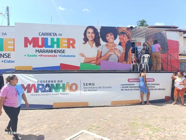 Barão de Grajaú realiza grande ação de saúde voltada às mulheres com a Carreta da Mulher Maranhense(Imagem:FlorianoNews)