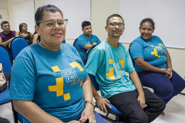 Aula inaugural da nova turma de EAD EJA Ensino Médio em Teresina.(Imagem:Divulgação)