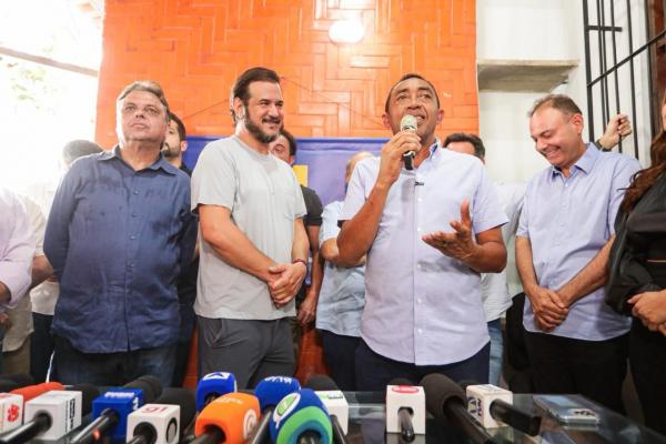  Com a presen&ccedil;a de Rueda, Joel e Ciro participam da filia&ccedil;&atilde;o de Jeov&aacute; Alencar ao Uni&atilde;o Brasil(Imagem:Ascom)