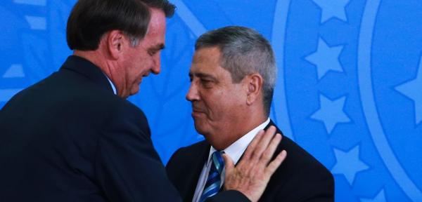 Jair Bolsonaro e Braga Netto(Imagem:Divulgação)