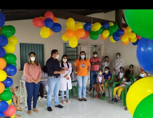 Saúde realiza fase final da vacinação de crianças em Floriano.(Imagem:Reprodução/Instagram)
