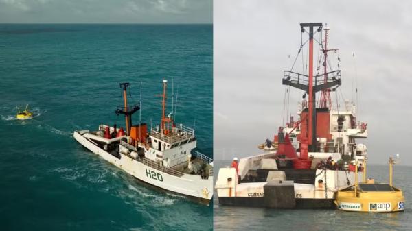 Marinha e SENAI instalam boia meteorológica no litoral do Piauí para estudo de ventos offshore.(Imagem:Reprodução)