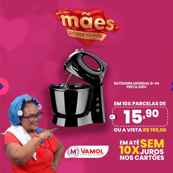 Lojas Vamol prepara um show de ofertas para o Dia das Mães, confira(Imagem:Divulgação)