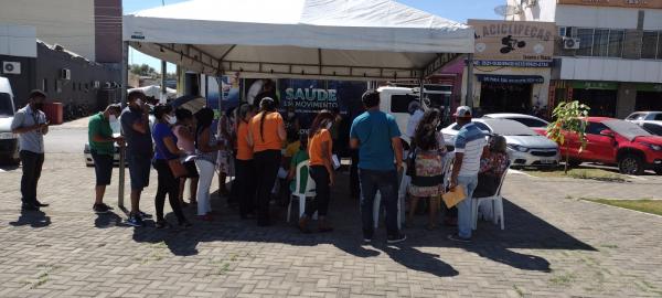 CTA realiza ação na Praça Coronel Borges.(Imagem:FlorianoNews)