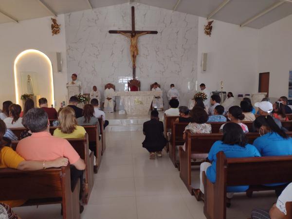 Inaugurada em Floriano, a Igreja Nossa Senhora Rosa Mística(Imagem:FlorianoNews)