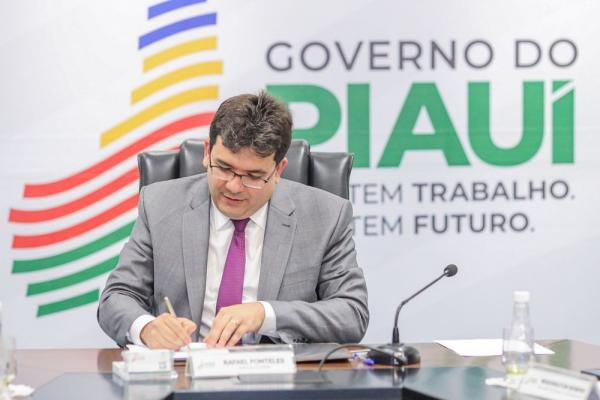 Rafael Fonteles assinou acordo, nesta terça-feira(28), com o FIDA e BID para impulsionar a economia na zona rural do estado.(Imagem:Divulgação)