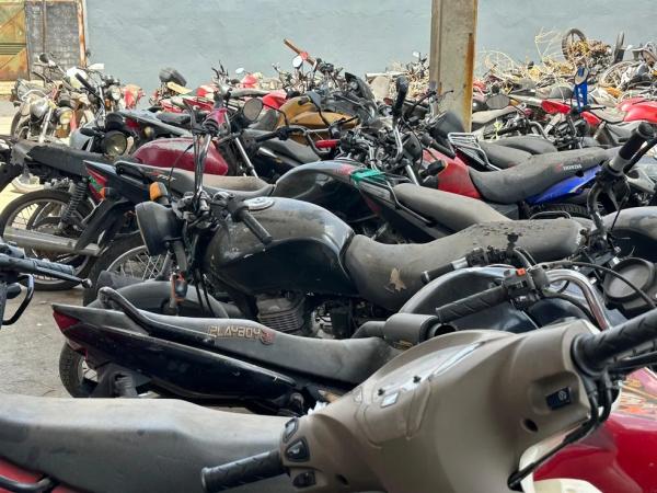 Motos apreendidas em operações políciais no Piauí serão devolvidas em mutirão.(Imagem:Reprodução)