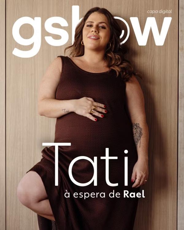 Capa do ensaio com Tati Machado para o Dia das Mães.(Imagem:Fabiano Battaglin/gshow)
