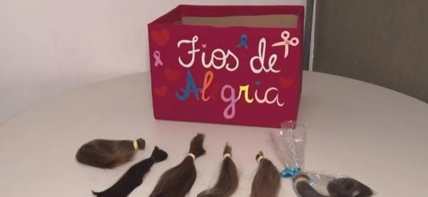 Projeto arrecada cabelo para mulheres com câncer no Sul do Piauí; UFPI tem ponto de coleta de mechas.(Imagem:Reprodução /TV Clube)