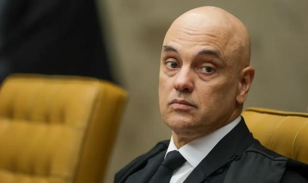 Ministro Alexandre de Moraes durante sessão de abertura do segundo semestre judiciário no Supremo Tribunal Federal (STF).(Imagem:Fabio Rodrigues-Pozzebom/Agência Brasil)
