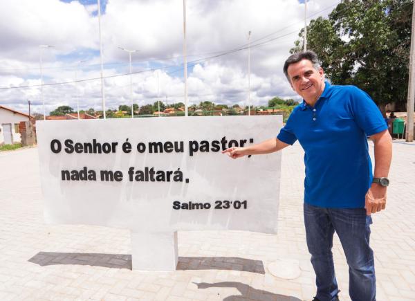 Infraestrutura e lazer: Ciro Nogueira inaugura obras de mais de R$ 600 mil em Francisco Ayres(Imagem:Ascom)