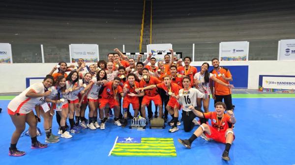 Piau&iacute; conquista pentacampeonato brasileiro escolar de handebol e garante vaga no Mundial(Imagem:Ascom Seduc)