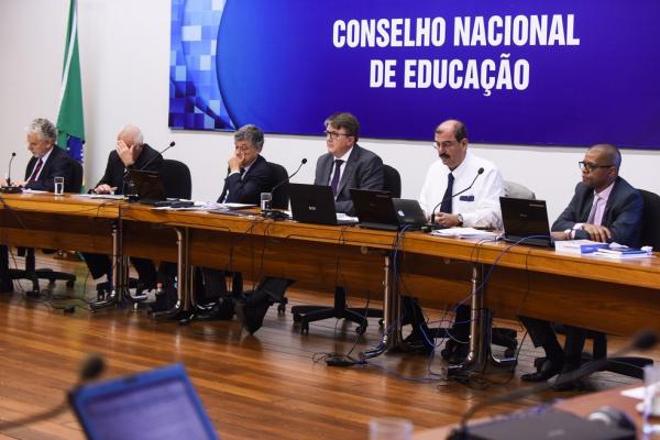 Reunião do Conselho Nacional de Educação (CNE) para a aprovação da Base Comum Curricular (BNCC).(Imagem:Divulgação/MEC/Mariana Leal)