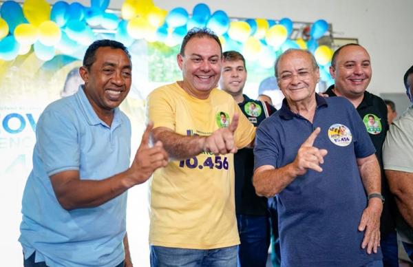 Sílvio Mendes, Iracema e Joel Rodrigues reforçam agendas em Teresina.(Imagem:Divulgação/ Ascom)