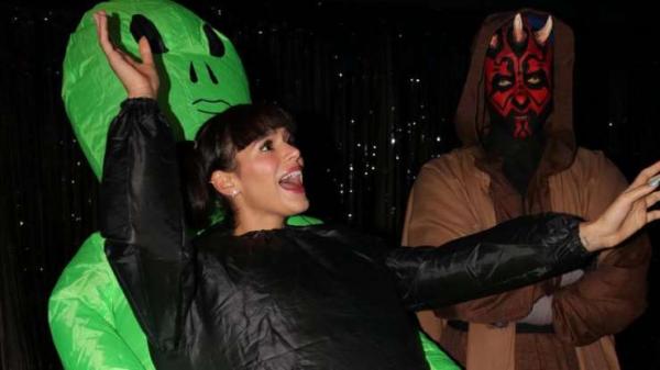 Bruna Marquezine usa fantasia inusitada em festa de Halloween(Imagem:Reprodução)