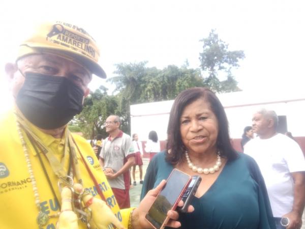 Madalena Laurentino, diretora do Ginásio Primeiro de Maio.(Imagem:FlorianoNews)