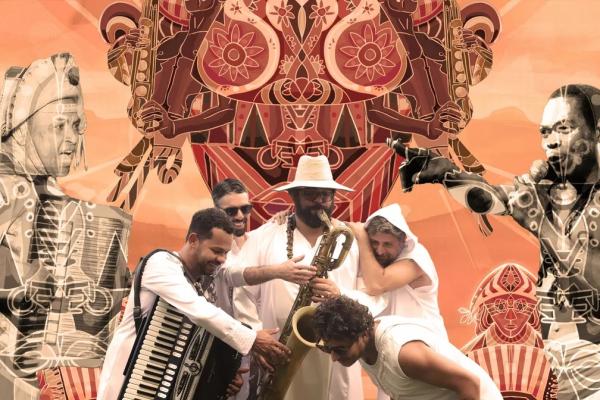 Muntchako cruza o baião de Luiz Gonzaga com o afrobeat de Fela Kuti no segundo álbum da banda(Imagem:Divulgação)