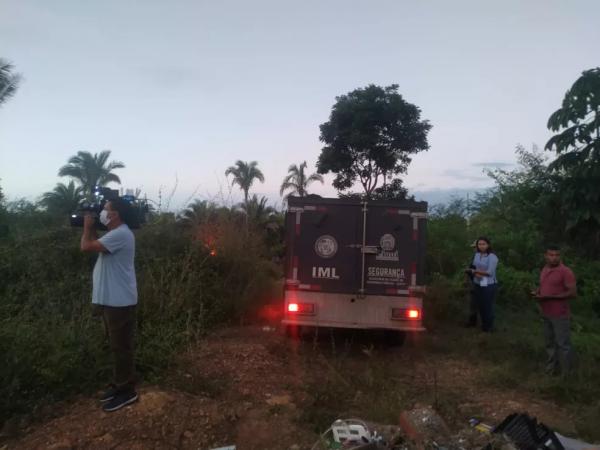 Mulher é encontrada morta com corte no pescoço e amordaçada em Teresina.(Imagem:Gil Oliveira/TV Clube)