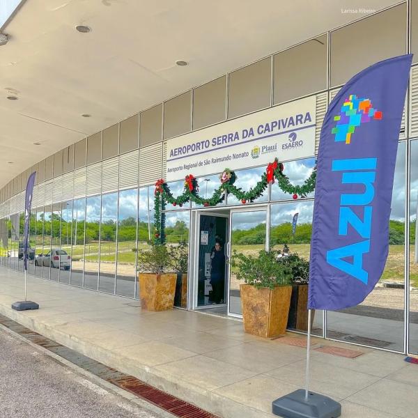 Companhia faz voo inaugural e inicia operação aérea em São Raimundo Nonato, Sul do Piauí.(Imagem:Divulgação/Prefeitura de São Raimundo Nonato)