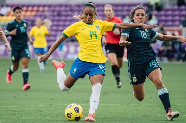 Natural de União, atacante do Orlando Pride vai vestir a camisa da Seleção Brasileira no Mundial.(Imagem:Divulgação/CBF)