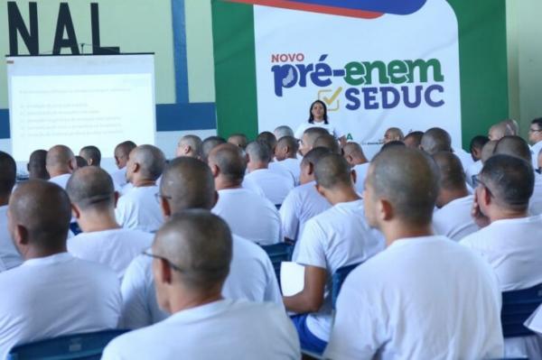A revisão contou também com a presença de internos da Cadeia Pública de Altos e da Penitenciaria Capitão Carlos Gomes, totalizando 200 alunos.(Imagem:Divulgação)