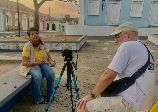 Cineasta Carlos Pronzato participa de mostra de cinema em Teresina e grava filme sobre Clóvis Moura.(Imagem:Divulgação)