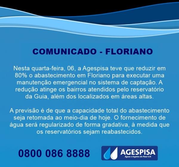 Comunicado floriano(Imagem:Reprodução)