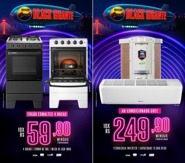 BLACK GIGANTE Armazém Paraíba chega com ofertas imperdíveis em Floriano.(Imagem:Divulgação)