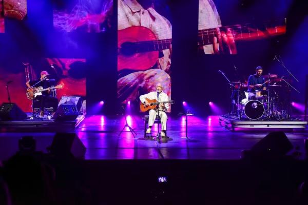 Gilberto Gil volta a fazer shows após perda de Preta Gil.(Imagem:Brazil News)