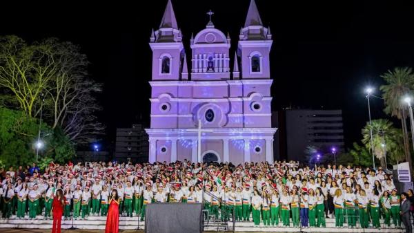 Coral Mil Vozes em Teresina.(Imagem:Reprodu&ccedil;&atilde;o/Gabriel Paulino)