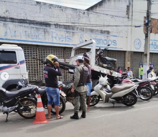 Reforço policial intensifica operação de fiscalização em Floriano.(Imagem:Reprodução/Instagram)