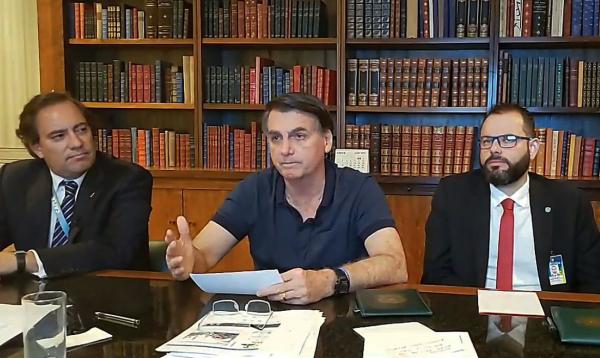 Novo valor está em discussão no governo(Imagem:Live da Semana com Presidente Jair Bolsonaro)