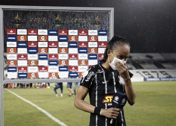 Com gol da piauiense Adriana, Corinthians é campeão da Libertadores(Imagem:Reprodução)