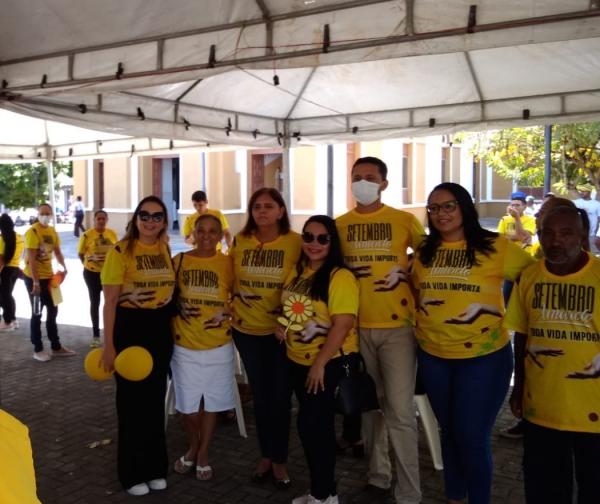 Caminhada do Setembro Amarelo alerta para valorização da vida.(Imagem:FlorianoNews)