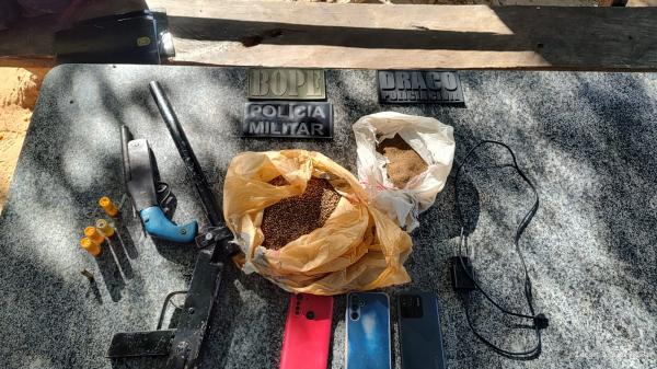 Polícia Militar realiza operação integrada e prende integrantes do Bonde dos 40 em Nazaré do Piauí e Floriano(Imagem:Divulgação)