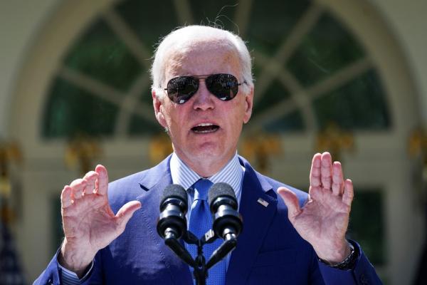Joe Biden em 21 de abril de 2023.(Imagem:Kevin Lamarque/Reuters)