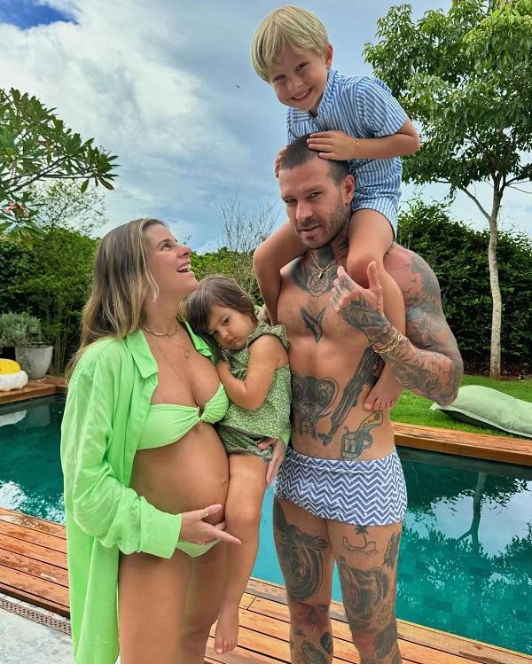 Shantal Verdelho, Mateus Verdelho e os filhos.(Imagem:Instagram)