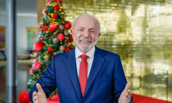 Presidente da Rep&uacute;blica, Luiz In&aacute;cio Lula da Silva, durante pronunciamento &agrave; na&ccedil;&atilde;o por ocasi&atilde;o do Natal e do Ano Novo.(Imagem:Ricardo Stuckert / PR)